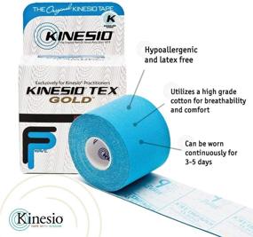 img 2 attached to 🏋️ Kinesio Taping Tex Gold FP - Beige - Elastic Therapeutic Athletic Tape, 2" x 13 ft