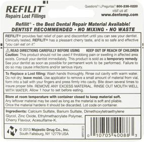 img 2 attached to Cherry Refilit Lost Filling Repair, Pack of 6 - Improved for SEO