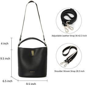 img 1 attached to 👜 Дизайнерские кожаные сумки BOSTANTEN: стильные женские сумки через плечо и кошельки для каждого случая