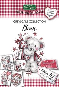 img 4 attached to Bears Greyscale Collection Making Toppers