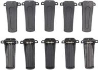📻 autokay 10-pack radio belt clip compatible with retevis h-777 bf-666s, bf-777s, bf-888s model radios +tracking logo