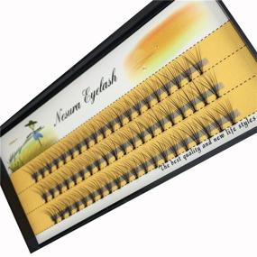 img 3 attached to 👁️ Scala 10 Root 60pcs Black Handmade False Eyelashes | Natural Long Individual Eyelashes | Extensions | Fake Lashes | Makeup Beauty Cosmetic (10mm)