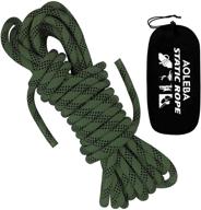 🧗 aoleba 10.5mm static climbing rope - 10m (32ft), 20m (64ft), 30m (96ft) - outdoor rock climbing rope for ice climbing, escape, fire rescue, and parachute activities logo