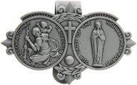st. christopher/our lady of the highway visor clip: protection & guidance for safe journeys logo