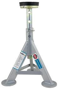 img 3 attached to 🔧 ESCO 10498 Heavy-Duty Jack Stand, 3 Ton Load Capacity, Silver