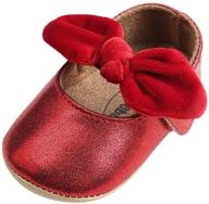 👑 myppgg bowknot princess non slip toddler: the perfect shoe for style and safety! logo