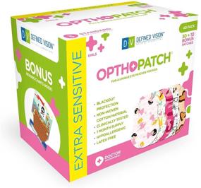 img 4 attached to 👁️ Opthopatch Patches for Girls (40 Count) Series I: Stylish Eye Patches for Young Fashionistas