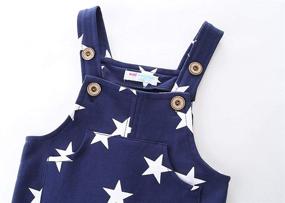 img 3 attached to 👖 Mud Kingdom Little Boys Overalls: Stylish Prints for Casual Comfort