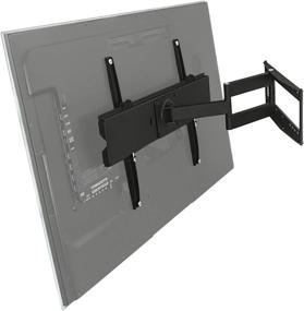 img 2 attached to Full Motion TV Wall Mount by Mount-It! - Center & Corner Installation, Tilt, Extend, Articulating TV Wall Bracket - Fits up to 65 Inch TVs - MI-346L