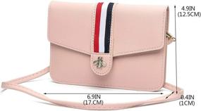 img 1 attached to Women Crossbody Cellphone Wallet Wristlet Women's Handbags & Wallets