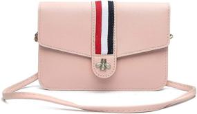 img 4 attached to Women Crossbody Cellphone Wallet Wristlet Women's Handbags & Wallets