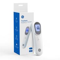 🌡️ ge trucheck digital thermometer: non-contact 2-in-1 infrared scanner for accurate contactless temperature check – ideal for adults and kids, 1-button operation & fever alert included logo