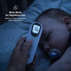img 1 attached to 🌡️ GE Trucheck Digital Thermometer: Non-Contact 2-in-1 Infrared Scanner for Accurate Contactless Temperature Check – Ideal for Adults and Kids, 1-Button Operation & Fever Alert Included