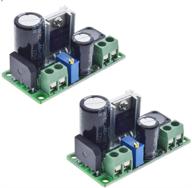 🔌 delinx 2pcs ac/dc to dc step down buck converter: adjustable volt power supply board, 5-30v ac to 2.5-35v dc, 2a current, voltage regulator module logo