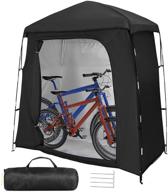 🚲 vasalaid bike storage shed tent: durable, portable and foldable black bike cover tent for easy outdoor tools storage logo