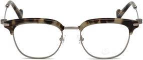 img 3 attached to Eyeglasses Moncler 055 Coloured Havana Men's Accessories