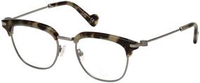 img 4 attached to Eyeglasses Moncler 055 Coloured Havana Men's Accessories