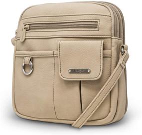 img 3 attached to MultiSac North South Around Crossbody Women's Handbags & Wallets and Crossbody Bags