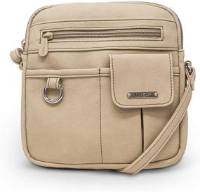 img 4 attached to MultiSac North South Around Crossbody Women's Handbags & Wallets and Crossbody Bags