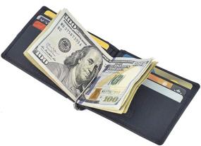 img 2 attached to SKYLE Bifold Wallet Money 11 5X9 0X2: Sleek and Durable Men's Accessory