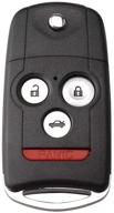 🔑 keyless entry remote control car key fob shell case for honda accord mdx acura rdx tl tsx zdx - uncut logo