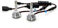 улучшенные лампы led radracing 880/881 для atv sportsman ranger rzr 800 900 4-6500k 12000lm комплект аксессуаров из 2 штук логотип