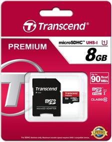 img 2 attached to Адаптер памяти Transcend MicroSDHC TS8GUSDU1