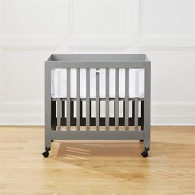 img 3 attached to 👶 BreathableBaby Classic Mini Crib Mesh Liner - Safe for Baby, Anti-Bumper, White