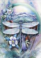 flower dragonfly diamond painting kits logo