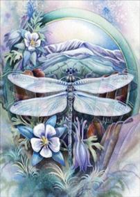 img 4 attached to Flower Dragonfly Diamond Painting Kits