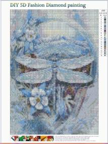 img 3 attached to Flower Dragonfly Diamond Painting Kits
