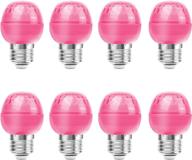 led pink light bulb 3w equivalent 25w e26 base g45 small colored vanity light bulbs for string lights logo