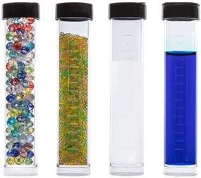 img 2 attached to 🧴 BENECREAT 30 Pack Clear Plastic Tube Bead Containers with Screw-Top Lid & Cylindrical Bottom - 0.85oz Liquid Storage Tubes, Easy to Stand and Place (0.78" Diameter x 4.13" Length)