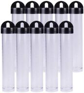 🧴 benecreat 30 pack clear plastic tube bead containers with screw-top lid & cylindrical bottom - 0.85oz liquid storage tubes, easy to stand and place (0.78" diameter x 4.13" length) logo