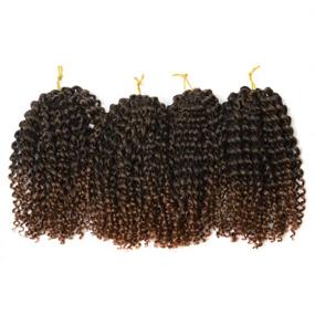 img 1 attached to Bundles Marlybob Crochet Synthetic Extensions Hair Care for Hair Extensions, Wigs & Accessories