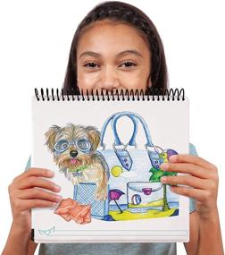 img 1 attached to 🐾 Pet Lovers Fashion Full Size Sketch Portfolio by Fashion Angels - Assorted Styles