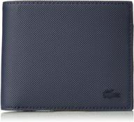 кошелек lacoste men's classic billfold логотип