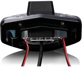 img 2 attached to 🚗 Улучшенная видимость: 170° видео камера заднего вида, интегрированная в номерной знак - Honda Accord / Acura TSX / Pilot / Civic / Odyssey.