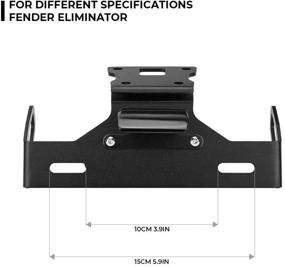 img 1 attached to Убиратель крылья и аккуратный хвост от kemimoto с светодиодным освещением номерного знака - подходит для Z125 Pro, годы: 2015-2021