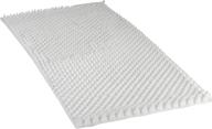 drive medical m6026 convoluted foam mattress pad - white logo