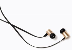 img 2 attached to Symphonized MTL Earbuds with Dual Drivers, Enhanced 🎧 Bass, Premium Noise-isolation - In-Ear Headphones, Earphones with Mic (Gold)