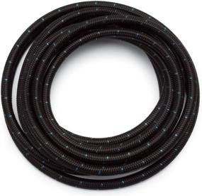 img 2 attached to Edelbrock 632063 Black Cloth Hose #6, 6 Feet, 6AN: Durable and Reliable Performance