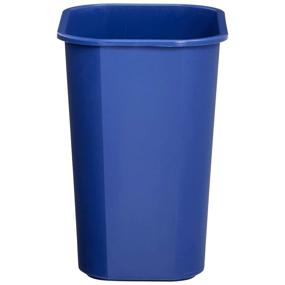 img 1 attached to 🚮 Amazon Basics 3 Gallon Recycling Waste Basket, Blue, 12-Pack: Efficient and Eco-Friendly Solution