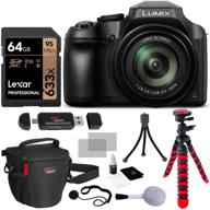 panasonic fz80 lumix: 4k long zoom camera with 18.1 mp, power o.i.s, lcd, and accessory bundle for incredible photography logo