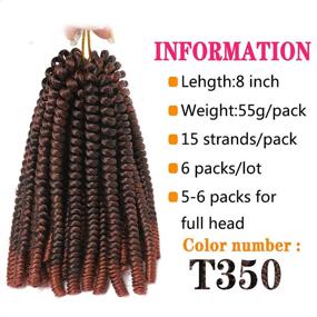 img 3 attached to Spring Crochet Synthetic Braiding Extensions Hair Care and Hair Extensions, Wigs & Accessories