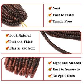 img 2 attached to Spring Crochet Synthetic Braiding Extensions Hair Care and Hair Extensions, Wigs & Accessories