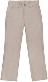 img 4 attached to 👖 Nautica Boys' Flat Front Twill School Uniform Pants