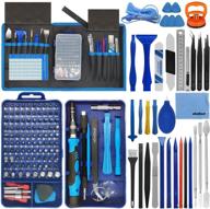 🔧 ogodeal 155 in 1 precision screwdriver set - professional electronic repair tool kit for computer, eyeglasses, iphone, laptop, pc, tablet, ps3, ps4, xbox, macbook, camera, watch, toy, jewelers, drone - blue logo