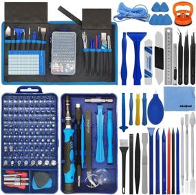 img 3 attached to 🔧 oGoDeal 155 in 1 Precision Screwdriver Set - Professional Electronic Repair Tool Kit for Computer, Eyeglasses, iPhone, Laptop, PC, Tablet, PS3, PS4, Xbox, MacBook, Camera, Watch, Toy, Jewelers, Drone - Blue