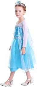 img 2 attached to 👸 Sparkle and Shine: ITVTi Girls Princess Costumes for Halloween Cosplay and Fancy Dress Up (Ages 2-8)